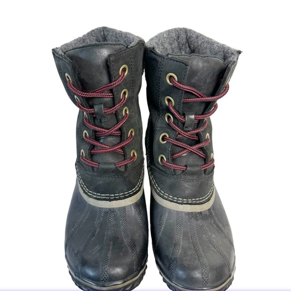 Sorel Slimpack II Lace up Snow-boots Black Size 8.5 - Picture 11 of 15